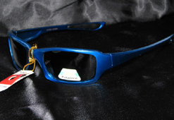 Blue Sunglasses with Polarized Lenses