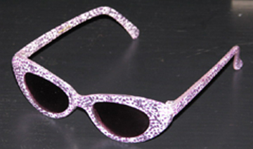 Purple and white girl's sunglasses