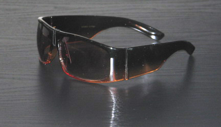 Black and brown ladies sunglasses.